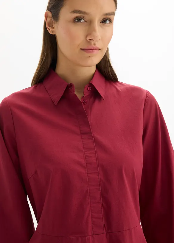 Robe-chemise 100% coton, bonprix
