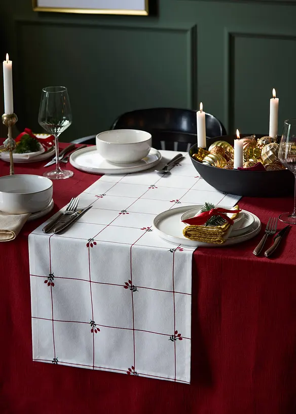 Chemin de table en coton, bonprix