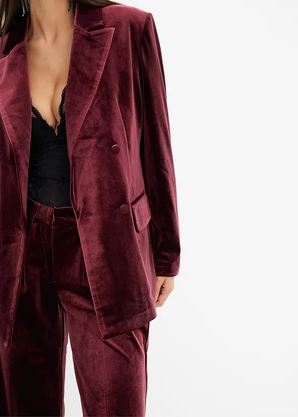 Blazer en velours doux, bonprix
