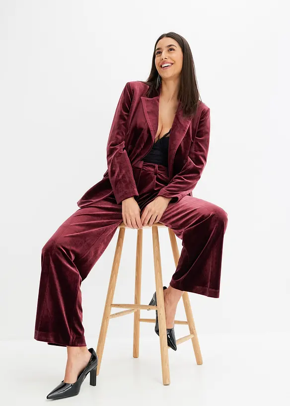 Blazer en velours doux, bonprix