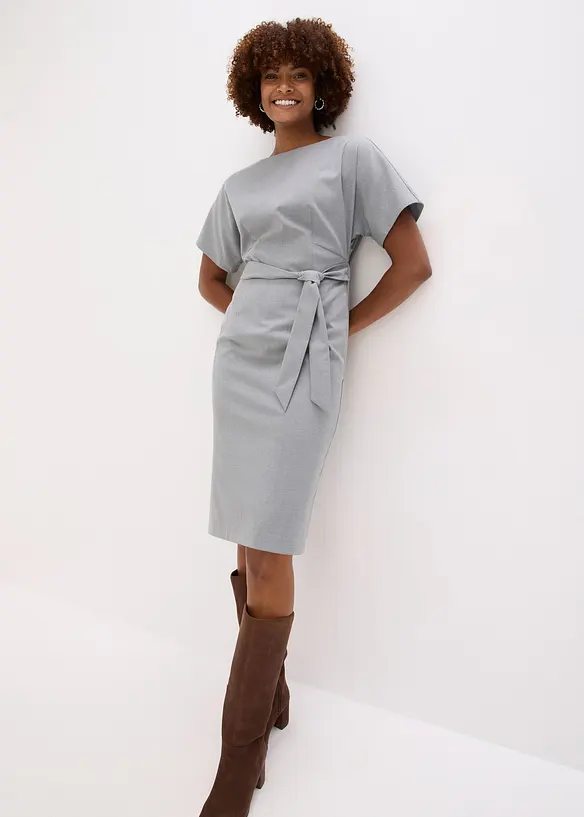 Robe fourreau à manches papillon, bonprix