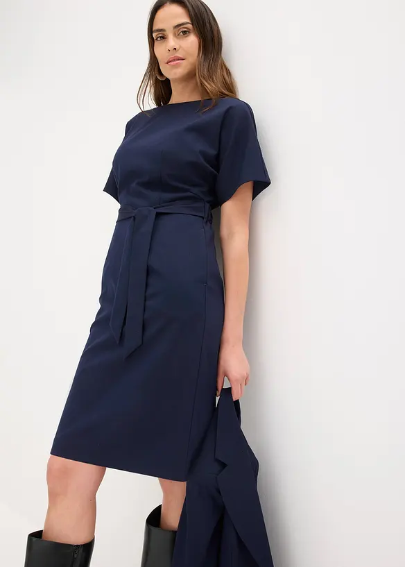 Robe fourreau à manches papillon, bonprix