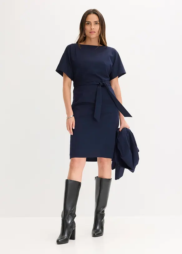 Robe fourreau à manches papillon, bonprix