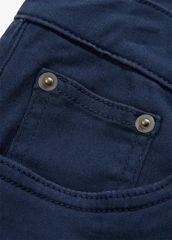 Pantalon extensible regular à doublure chaude en flanelle, droit, bonprix