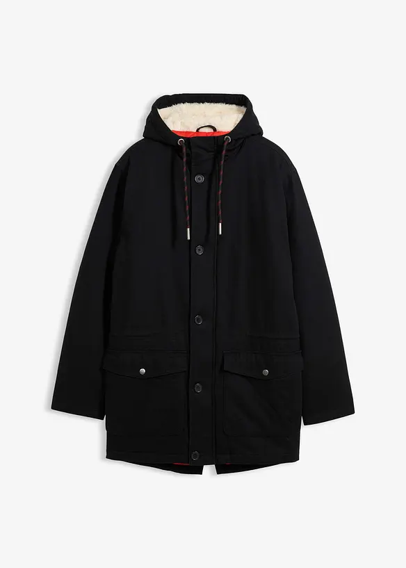 Parka d’hiver avec doublure peluche, bonprix