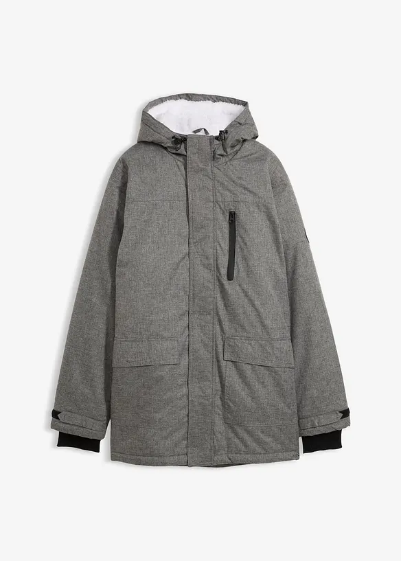 Parka technique imperméable, doublée sherpa douce, bonprix