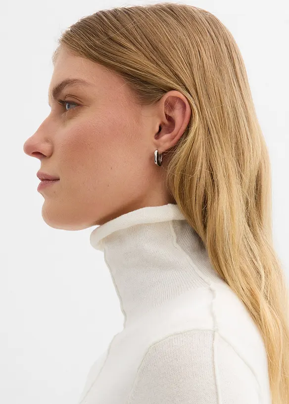 Pull col roulé doux, bonprix