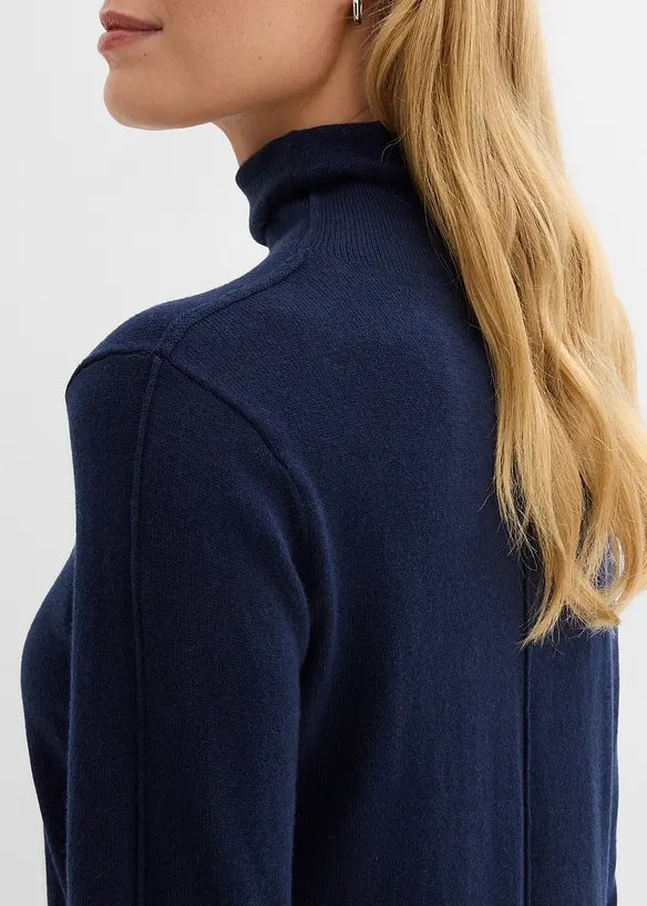 Pull col roulé doux, bonprix