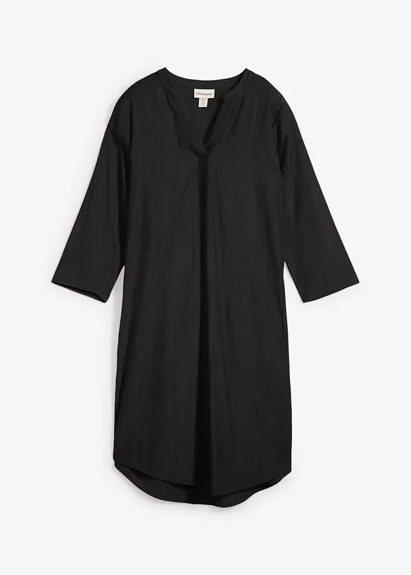 Robe-tunique texturée en viscose majoritaire, bonprix