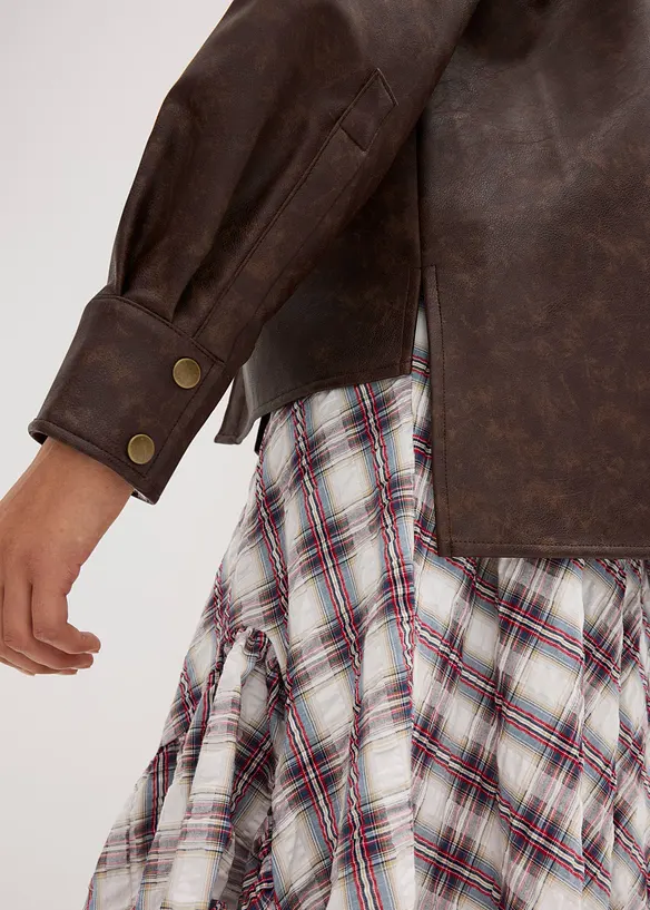 Chemise enduite effet usé, bonprix