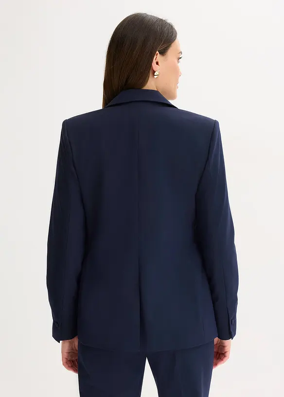 Blazer avec détails surfilés décoratifs, bonprix