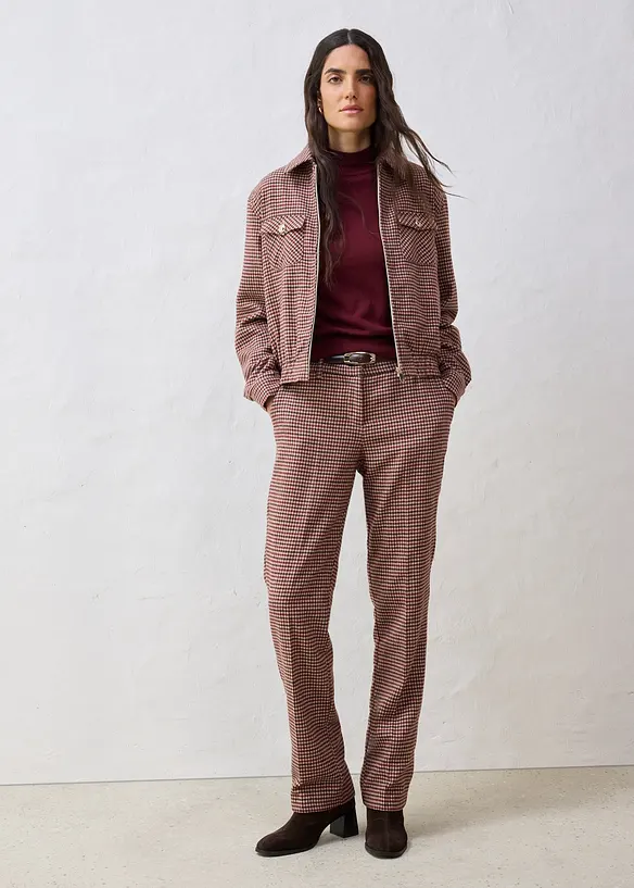 Pantalon en laine majoritaire, bonprix