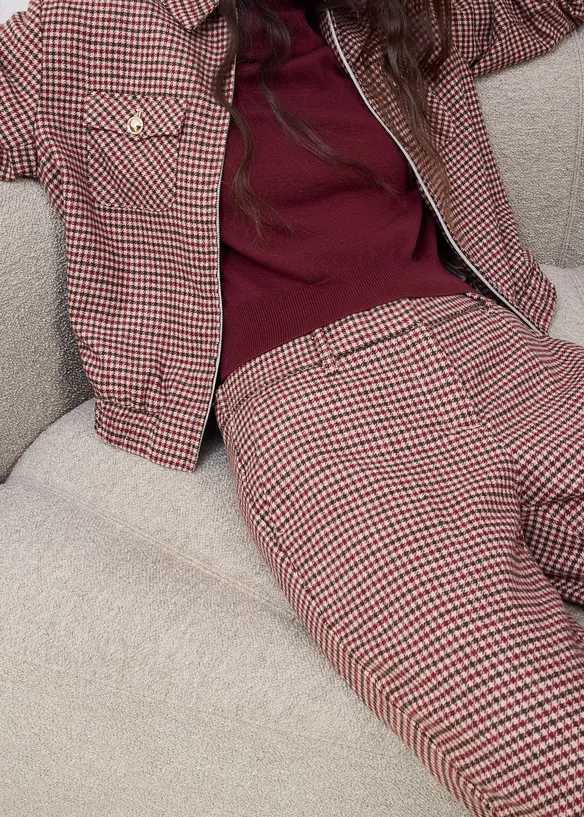 Pantalon en laine majoritaire, bonprix