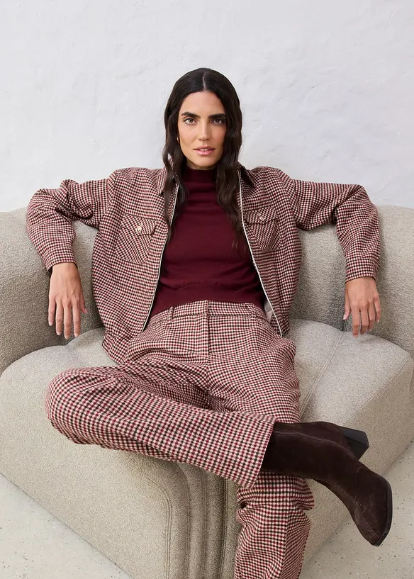 Pantalon en laine majoritaire, bonprix