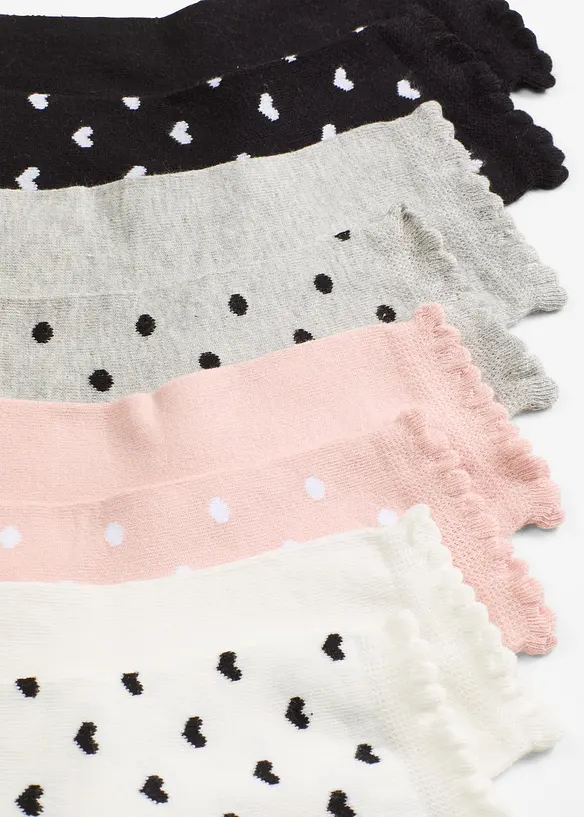 Lot de 8 paires de chaussettes mi-hautes coton majoritaire, bonprix