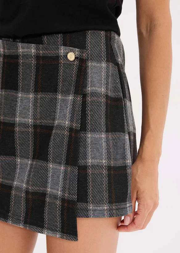 Jupe-short avec bouton décoratif, bonprix