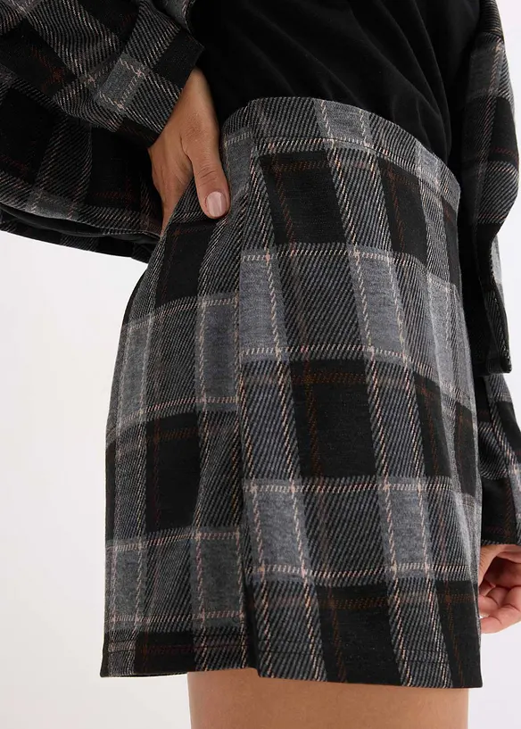 Jupe-short avec bouton décoratif, bonprix