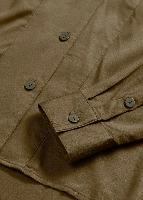 Chemisier fluide en satin, bonprix