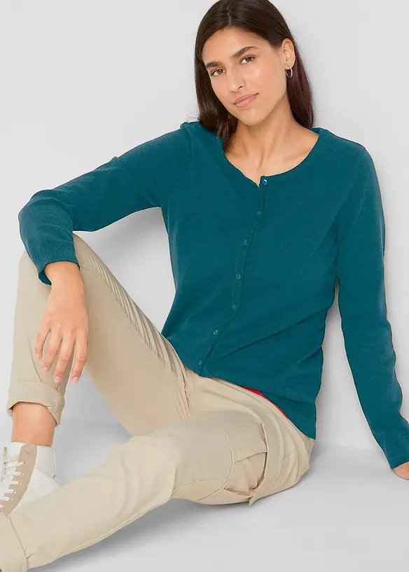 Gilet en fine maille, bonprix