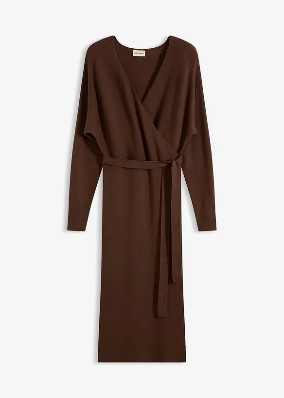 Robe pull fluide en viscose mélangée, bonprix