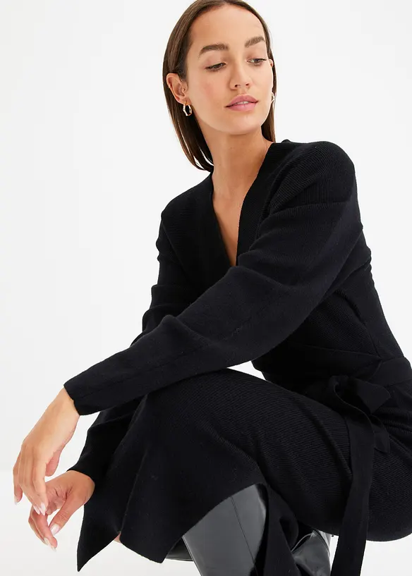 Robe pull fluide en viscose mélangée, bonprix