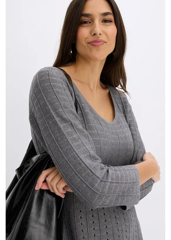 Robe douce en maille, bonprix