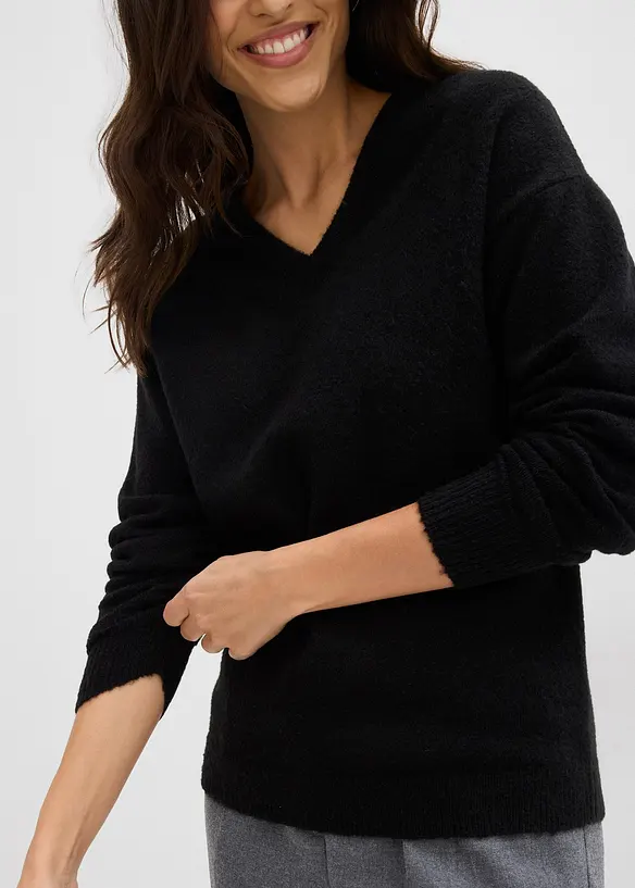 Pull en maille oversize, bonprix