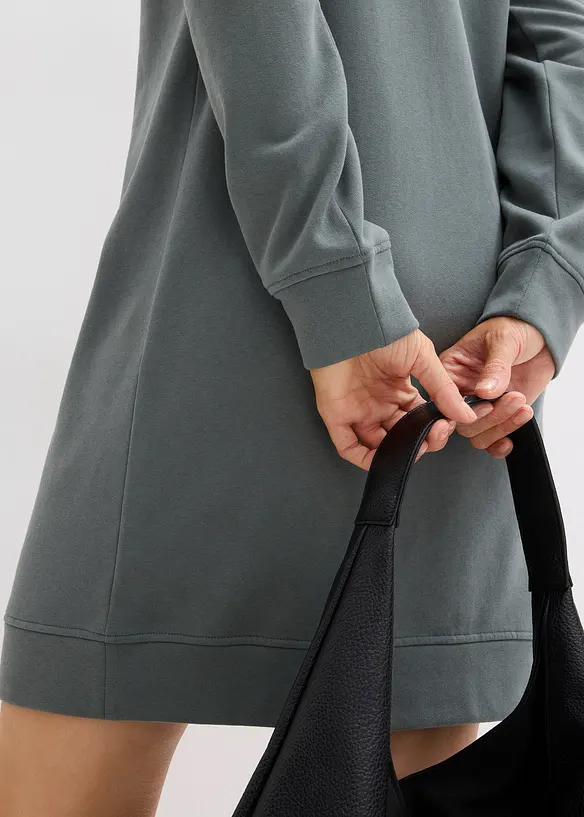 Robe sweat à capuche, bonprix