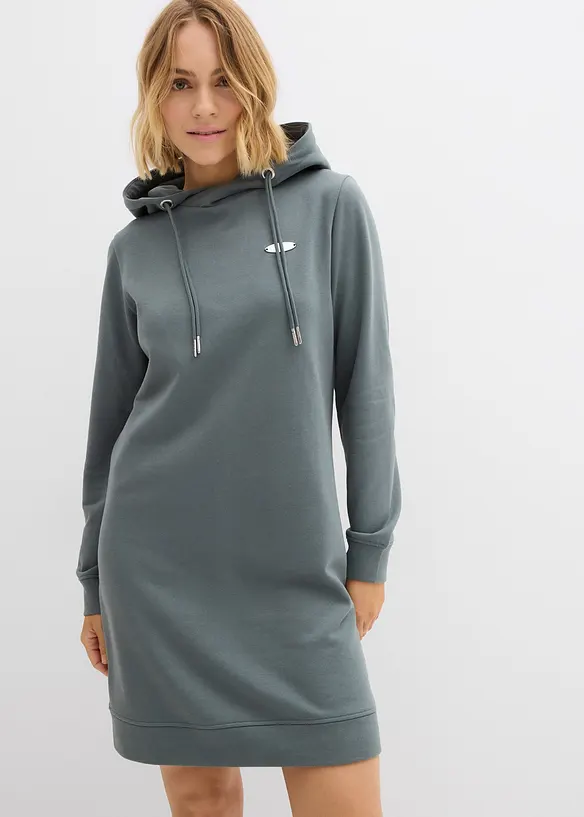 Robe sweat à capuche, bonprix