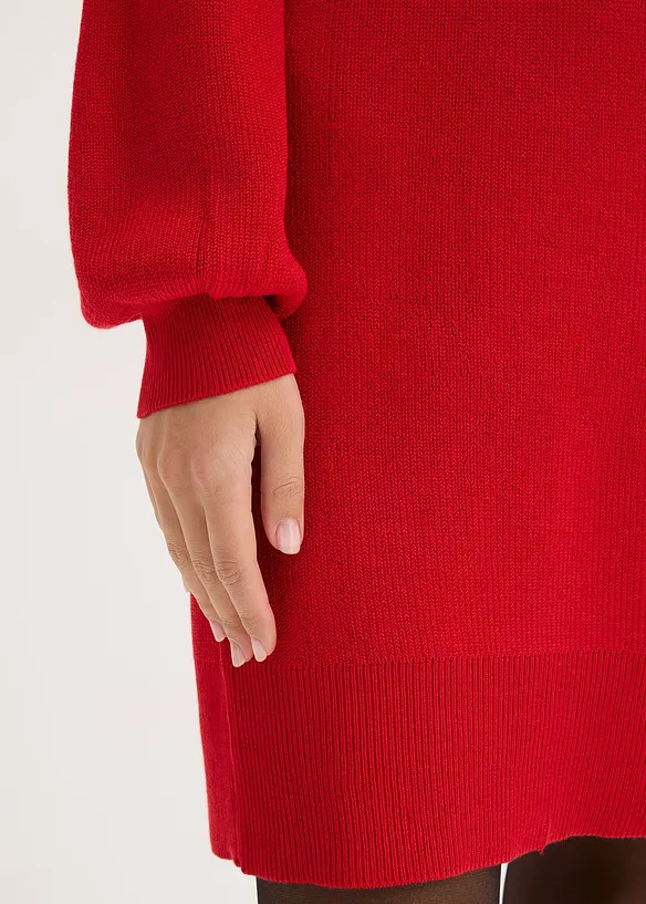 Robe en maille avec nœud, bonprix