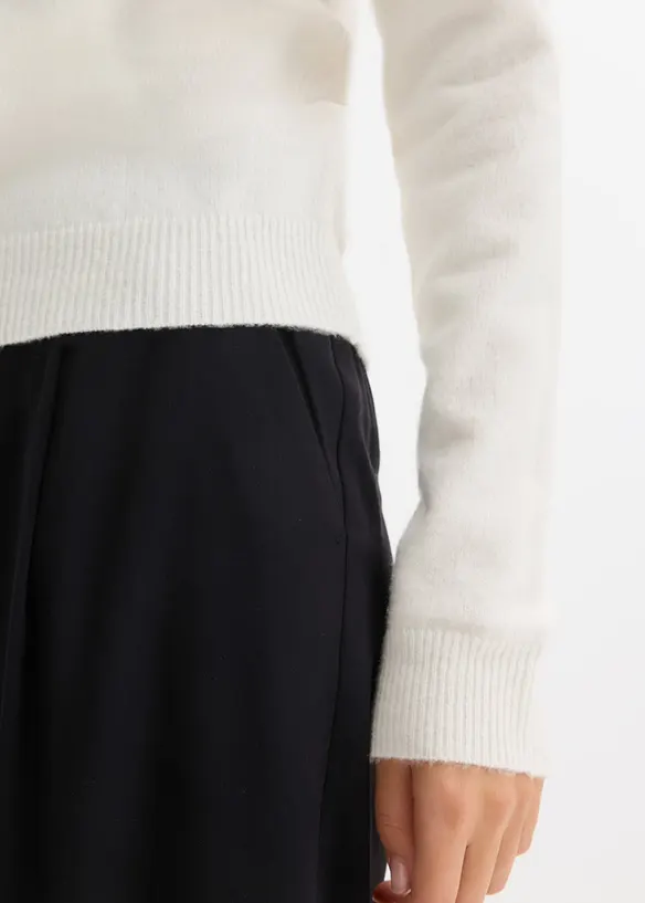 Pull oversize à encolure Bardot, bonprix