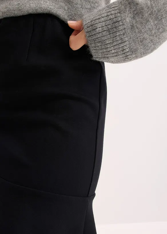 Mini-jupe en Punto di Roma confortable, bonprix