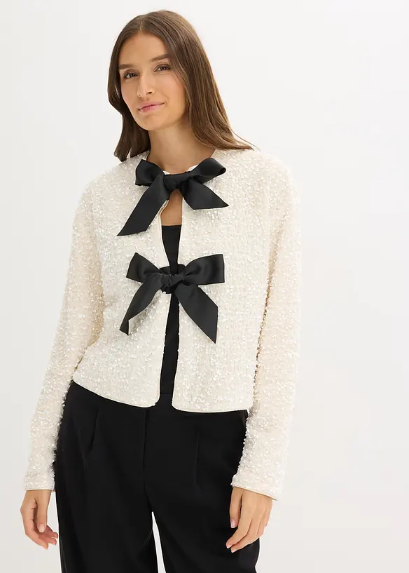 Veste courte à sequins, bonprix