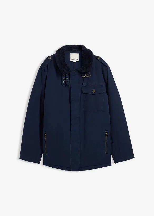 Parka d’hiver 100% coton avec doublure sherpa, bonprix