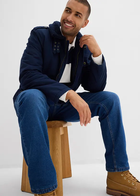 Parka d’hiver 100% coton avec doublure sherpa, bonprix