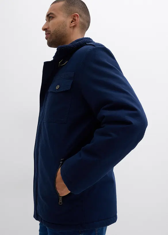 Parka d’hiver 100% coton avec doublure sherpa, bonprix