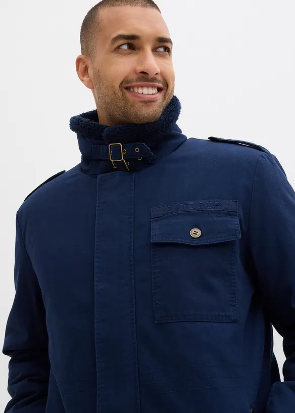 Parka d’hiver 100% coton avec doublure sherpa, bonprix