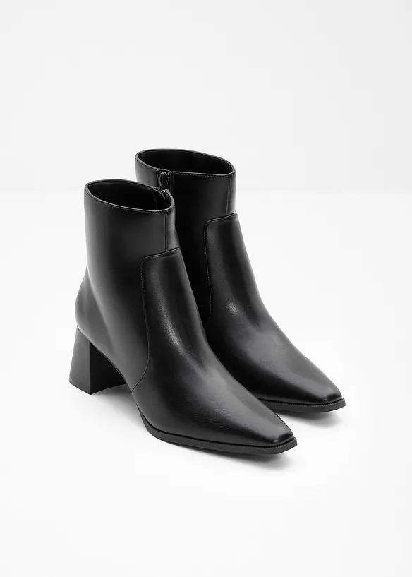 Bottines à talon bloc, bonprix