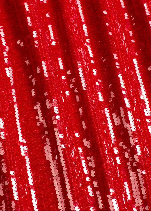 Jupe midi à sequins, bonprix