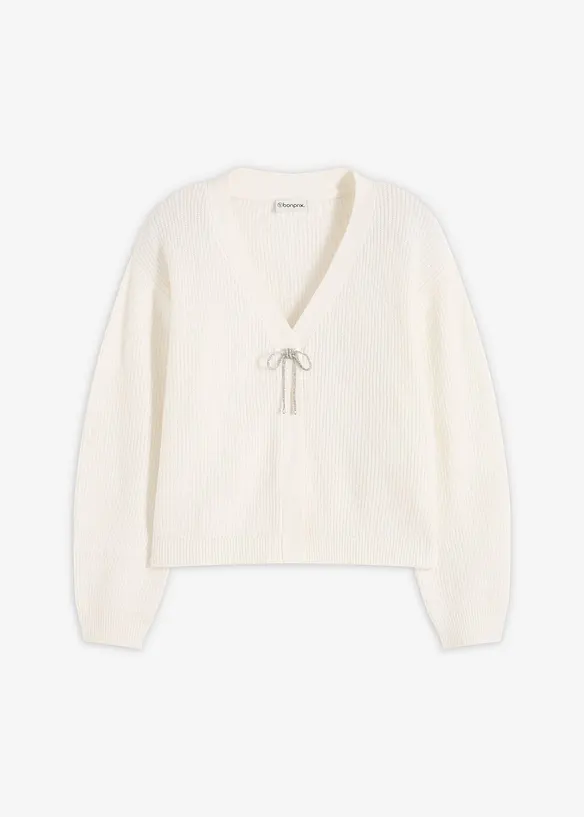 Gilet court en maille, bonprix