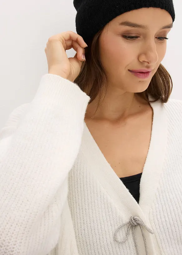 Gilet court en maille, bonprix