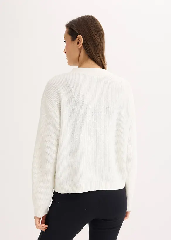 Gilet court en maille, bonprix