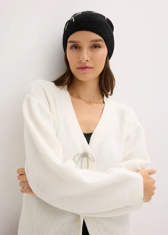 Gilet court en maille, bonprix