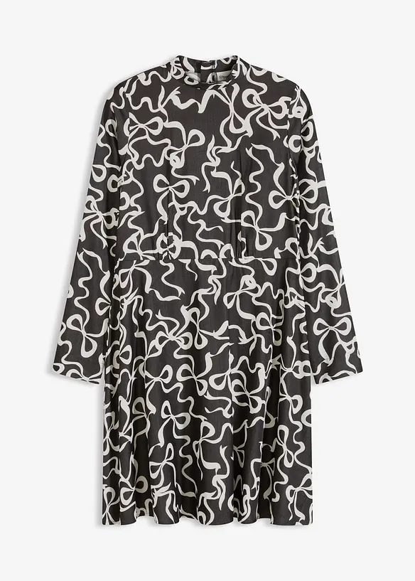 Robe midi fluide en viscose mélangée, bonprix