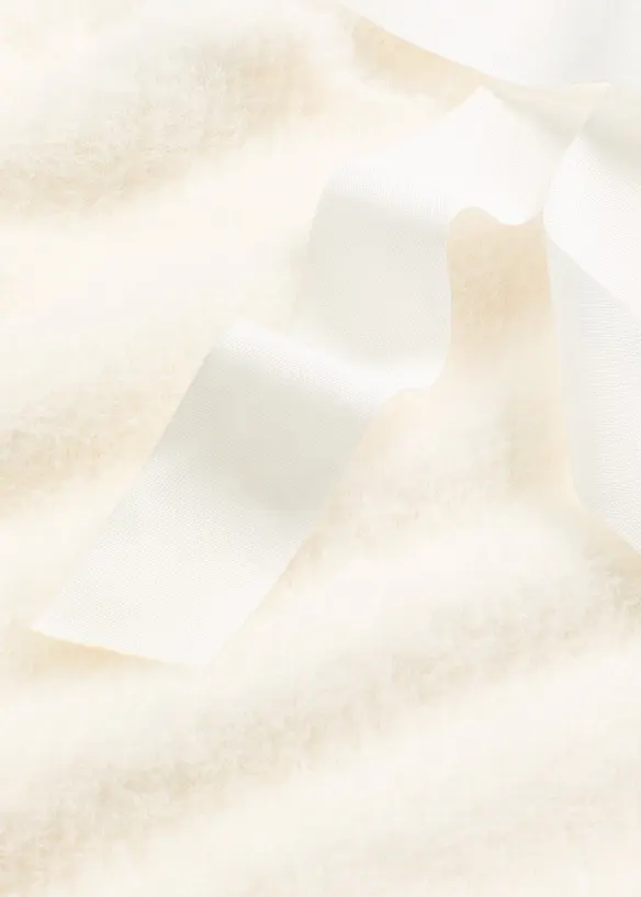 Pull long en maille poilue douce, bonprix