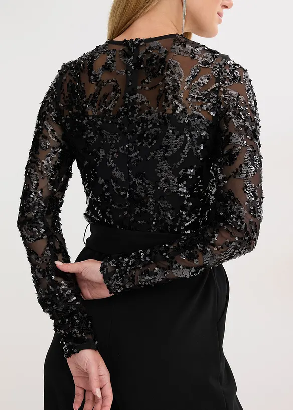 Combinaison avec haut brodé de sequins, bonprix