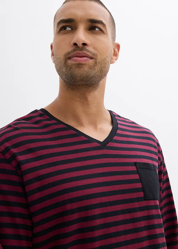 Pyjama 100% coton à manches longues, bonprix