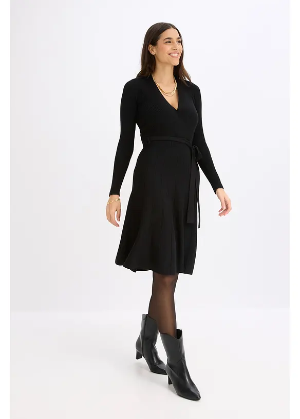 Robe en maille, bonprix