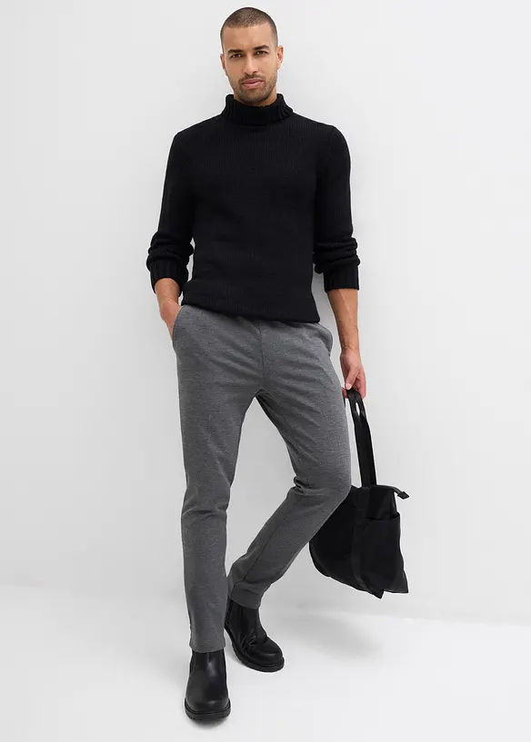 Pantalon slim, élastiqué et élégant, bonprix