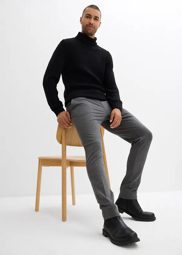 Pantalon slim, élastiqué et élégant, bonprix